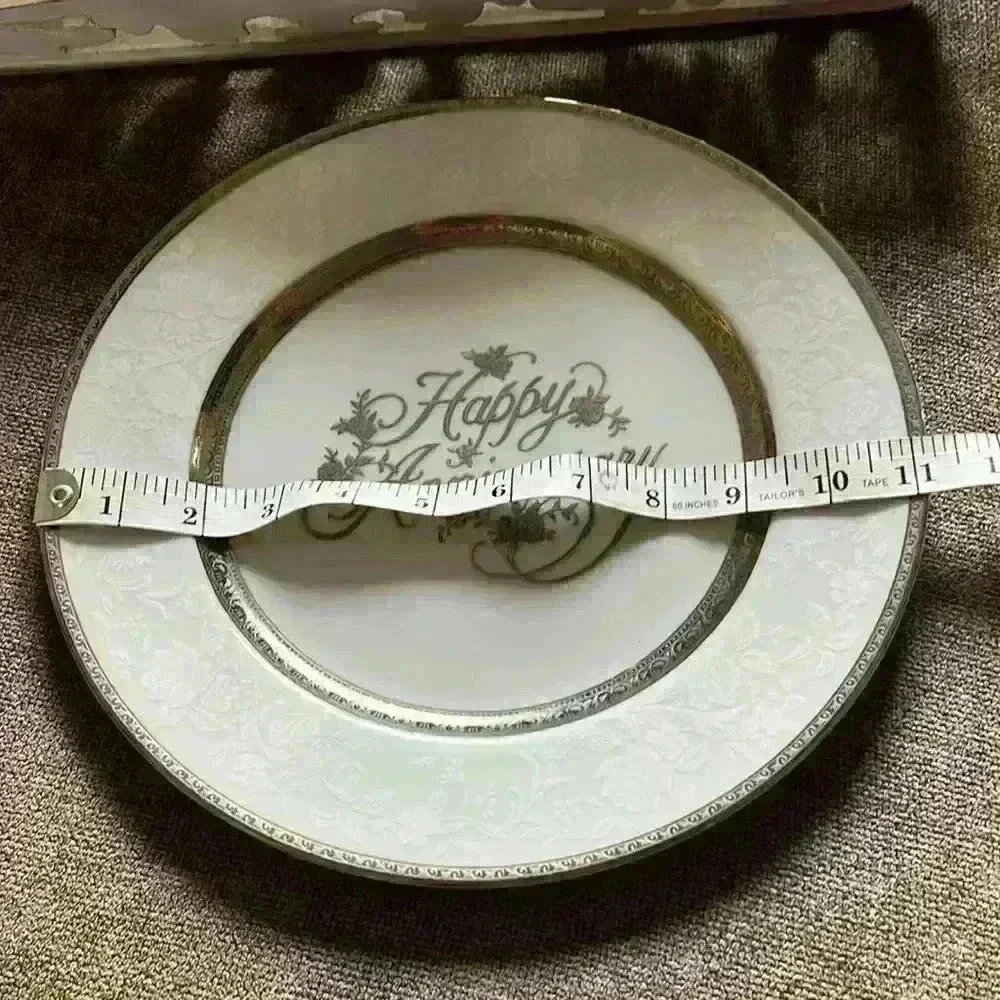 Mikasa “Happy Anniversary” Silver Plate